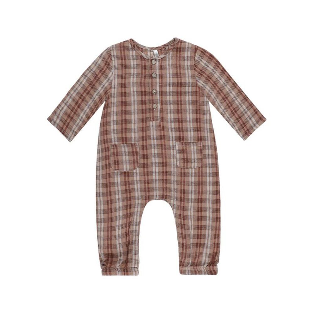 Rylee + Cru Collective Girls  Woven Linen-Blend Jumpsuit